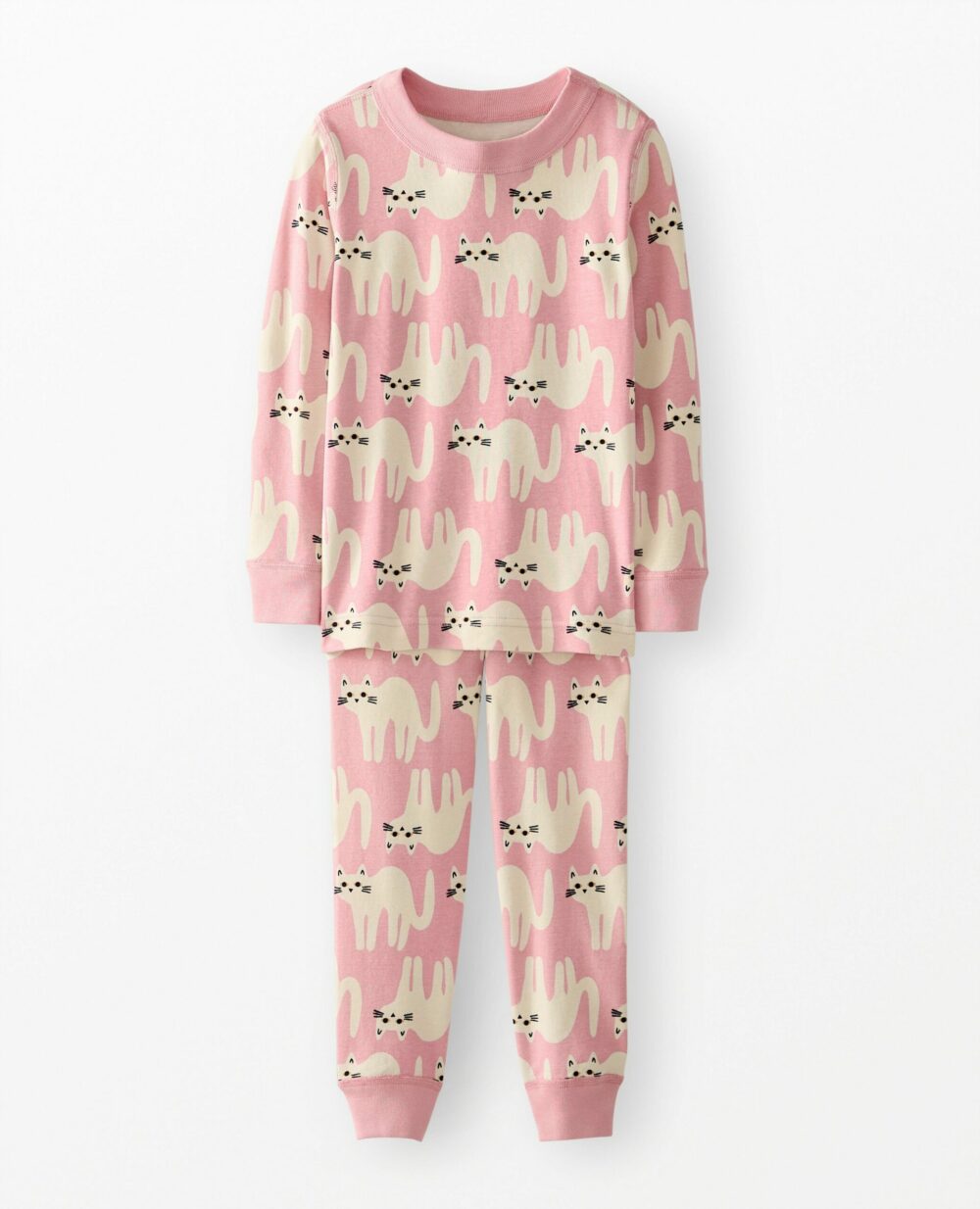Alternative view of Kids Halloween Long John Pajama Set
